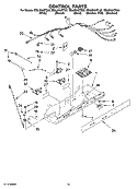 CONTROL PARTS Diagram and Parts List for ED2JHAXTL02  Whirlpool Refrigerator