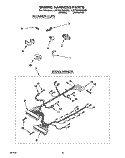 WIRING HARNESS Diagram and Parts List for LST9245AN0  Whirlpool Washer