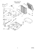 UNIT Diagram and Parts List for DH40J1  Whirlpool Dehumidifier