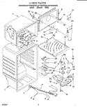 LINER Diagram and Parts List for 8ET17NKXBW00  Whirlpool Refrigerator