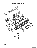 CONTROL PANEL, OPTIONAL Diagram and Parts List for KEBI200VBL3  KitchenAid Wall Oven