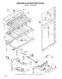 BREAKER AND PARTITION Diagram and Parts List for KTRF22MTAL00  Whirlpool Refrigerator