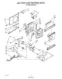Part Location Diagram of 1158276 Whirlpool Hood, Air Housing