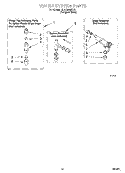 WATER SYSTEM Diagram and Parts List for 3LSC8255EQ0  Whirlpool Washer