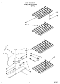 UNIT Diagram and Parts List for RV15EFRAW00  Roper Freezer