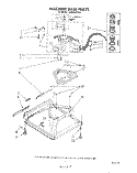 MACHINE BASE Diagram and Parts List for LA6888XTF0  Whirlpool Washer