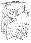 LINER PARTS Diagram and Parts List for KTRP22EMBL01  KitchenAid Refrigerator