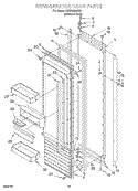 REFRIGERATOR DOOR Diagram and Parts List for KSSS42QJX00  KitchenAid Refrigerator