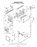 ICEMAKER , LIT/OPTIONAL Diagram and Parts List for ET14JMYSF02  Whirlpool Refrigerator