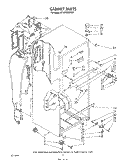 CABINET Diagram and Parts List for ET18HMXTM01  Whirlpool Refrigerator