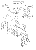 INTERIOR PARTS 2 Diagram and Parts List for KHMC107BAL5  KitchenAid Microwave