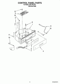 CONTROL PANEL PARTS Diagram and Parts List for KUIC15NLTS2  KitchenAid Ice Maker