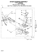 8318272 BURNER ASSEMBLY Diagram and Parts List for LGN2000KQ2  Whirlpool Dryer