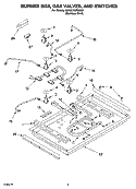BURNER BOX, GAS VALVES, AND SWITCHES, OPTIONAL PARTS Diagram and Parts List for KGCC766RSS00  KitchenAid Cooktop