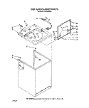 TOP AND CABINET, LIT/OPTIONAL Diagram and Parts List for LA5280XTF1  Whirlpool Washer