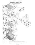 FREEZER INTERIOR Diagram and Parts List for ED25EMXPWR0  Whirlpool Refrigerator