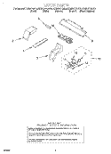 LATCH Diagram and Parts List for KEMS377GAL0  KitchenAid Microwave Oven Combo