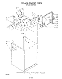 TOP AND CABINET , LITERATURE AND OPTIONAL Diagram and Parts List for LA7000XSW1  Whirlpool Washer