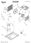 UNIT PARTS Diagram and Parts List for ACM124PS3  Whirlpool Air Conditioner
