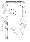 Part Location Diagram of 2315954 Whirlpool Ice Container Assembly
