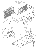 UNIT Diagram and Parts List for ET18GKXFN00  Whirlpool Refrigerator