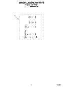 MISCELLANEOUS  PARTS, OPTIONAL PARTS Diagram and Parts List for RAS7133RQ0  Roper Washer