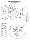 SECTION Diagram and Parts List for LER7648KT1  Whirlpool Dryer