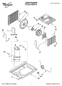 UNIT PARTS Diagram and Parts List for ACE124PT0  Whirlpool Air Conditioner