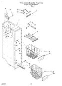 FREEZER LINER Diagram and Parts List for KSRB22QDBL00  KitchenAid Refrigerator