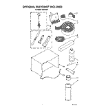 OPTIONAL Diagram and Parts List for CAH8WB4  Crosley Air Conditioner