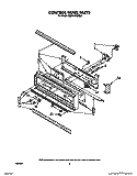 CONTROL PANEL, OPTIONAL Diagram and Parts List for KEBS146WBL0  KitchenAid Wall Oven