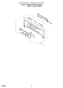 CONTROL PANEL PARTS Diagram and Parts List for YRBS275PDQ6  Whirlpool Wall Oven