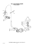 FILL AND OVERFILL Diagram and Parts List for 4KUDA220T1  KitchenAid Dishwasher