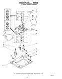 Part Location Diagram of WP8577373 Whirlpool Base