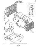 UNIT Diagram and Parts List for ACE184XM1  Whirlpool Air Conditioner