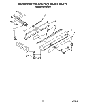 REFRIGERATOR CONTROL PANEL Diagram and Parts List for KSSS36DAW04  KitchenAid Refrigerator