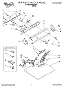SECTION Diagram and Parts List for LER2614DW1  Whirlpool Dryer