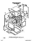 UPPER OVEN Diagram and Parts List for KEBS246WBL0  KitchenAid Wall Oven