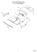 TOP VENTING, OPTIONAL Diagram and Parts List for KEBI141DBL2  KitchenAid Wall Oven