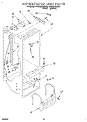REFRIGERATOR LINER Diagram and Parts List for 4YED22PWDW00  Whirlpool Refrigerator