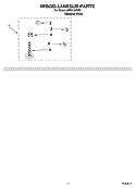 MISCELLANEOUS PARTS - OPTIONAL PARTS (NOT INCLUDED) Diagram and Parts List for LBR4132PQ0  Whirlpool Washer