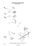 WIRING HARNESS Diagram and Parts List for DU7400XS4  Whirlpool Dishwasher