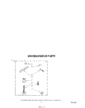 MISCELLANEOUS Diagram and Parts List for LA5530XSW2  Whirlpool Washer