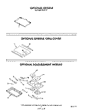 GRIDDLE , GRIDDLE/GRILL COVER Diagram and Parts List for N9257L1  Roper Range