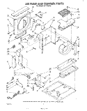 AIR FLOW AND CONTROL , LIT/OPTIONAL Diagram and Parts List for CPT18C2A1  Whirlpool Air Conditioner
