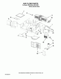 AIR FLOW PARTS Diagram and Parts List for IMH16XSQ3  Whirlpool Microwave