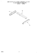 MICROWAVE COMPARTMENT Diagram and Parts List for KEMI301GBL0  KitchenAid Microwave Oven Combo