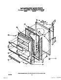 REFRIGERATOR DOOR Diagram and Parts List for 6ET16ZKXWG00  Whirlpool Refrigerator