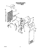 AIRFLOW Diagram and Parts List for 3XRZ2727FI01  Whirlpool Refrigerator