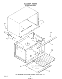 CABINET Diagram and Parts List for KCMS135SBL2  KitchenAid Microwave